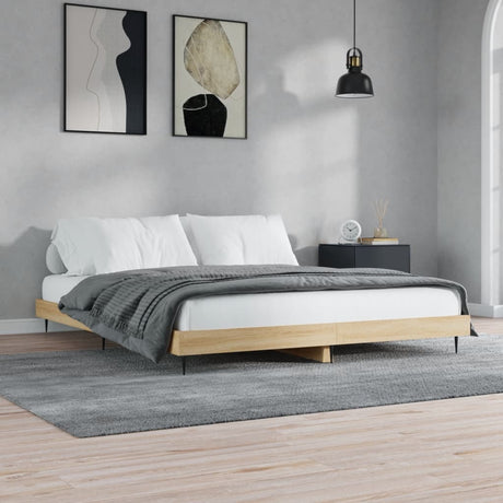 Bed Frame Without Mattress Engineered Wood