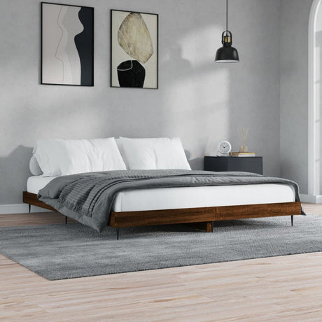 Bed Frame Without Mattress Engineered Wood