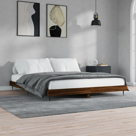 Bed Frame Without Mattress Engineered Wood