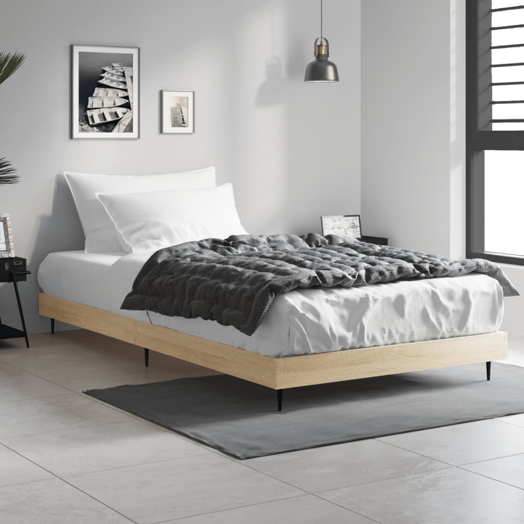 Bed Frame Without Mattress Engineered Wood