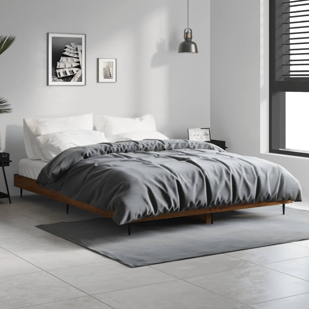 Bed Frame Without Mattress Engineered Wood