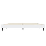 Bed Frame without Mattress White 120x190 cm Small Double Engineered Wood