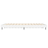 Bed Frame without Mattress White 120x190 cm Small Double Engineered Wood