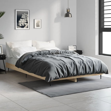 Bed Frame Without Mattress Engineered Wood