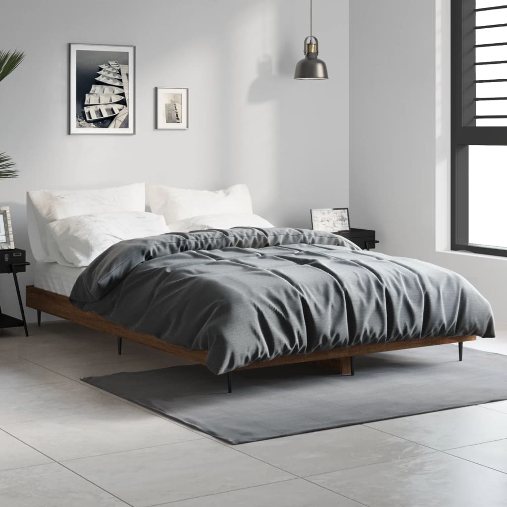 Bed Frame Without Mattress Engineered Wood