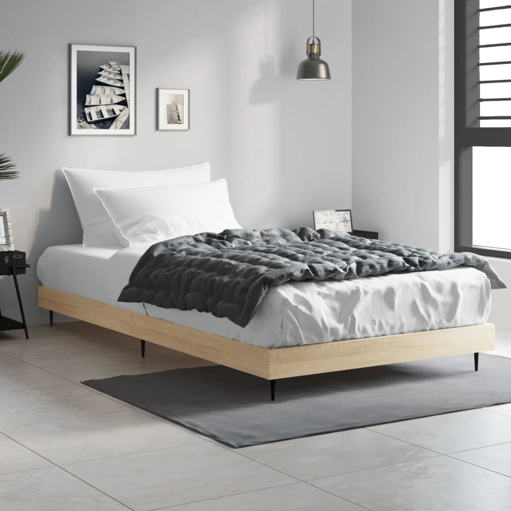 Bed Frame Without Mattress Engineered Wood