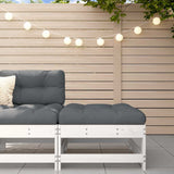 3 Piece Garden Lounge Set With Cushions Solid Wood Douglas