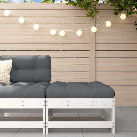 3 Piece Garden Lounge Set With Cushions Solid Wood Douglas