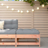 3 Piece Garden Lounge Set With Cushions Solid Wood Douglas
