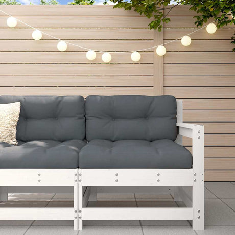 3 Piece Garden Lounge Set With Cushions Solid Wood Douglas