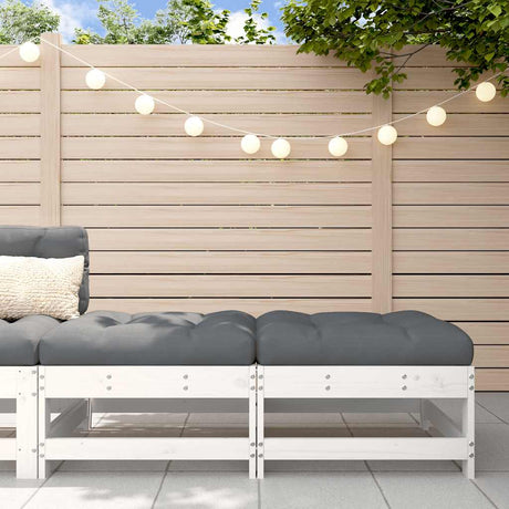 3 Piece Garden Lounge Set With Cushions Solid Wood Douglas