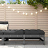 3 Piece Garden Lounge Set With Cushions Solid Wood Douglas