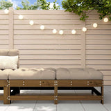 3 Piece Garden Lounge Set With Cushions Solid Wood Douglas