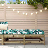 3 Piece Garden Lounge Set With Cushions Solid Wood Douglas