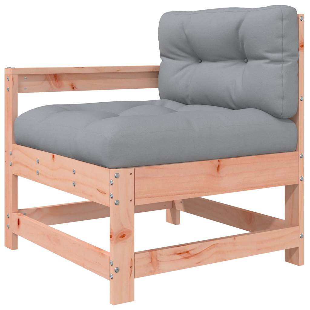 3 Piece Garden Lounge Set With Cushions Solid Wood Douglas