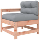 3 Piece Garden Lounge Set With Cushions Solid Wood Douglas
