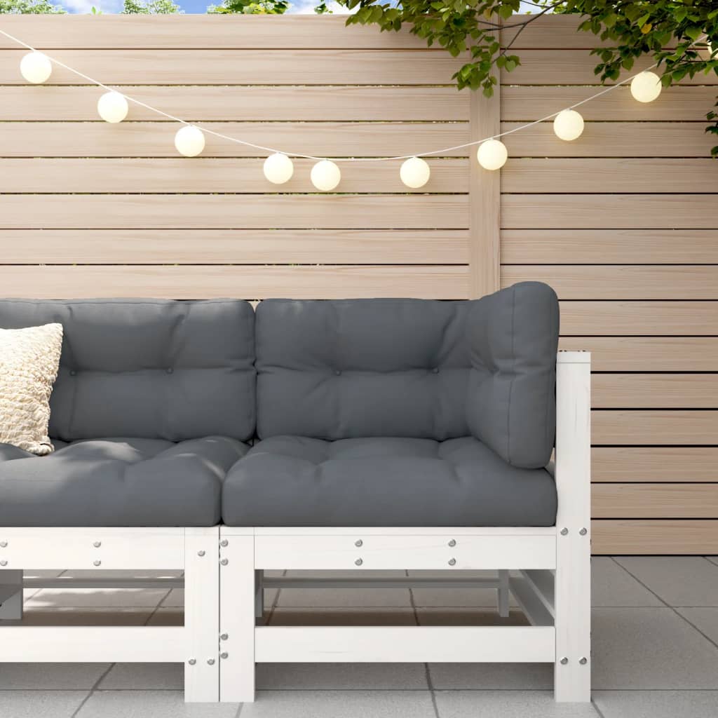 Garden S With Cushions 2 Pcs Solid Wood Douglas