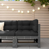 Garden S With Cushions 2 Pcs Solid Wood Douglas