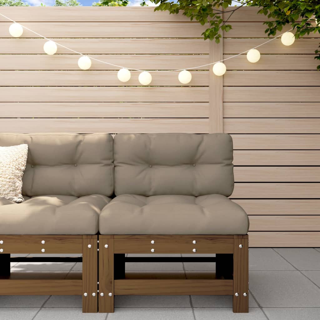 Garden S With Cushions 2 Pcs Solid Wood Douglas
