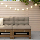 Garden S With Cushions 2 Pcs Solid Wood Douglas