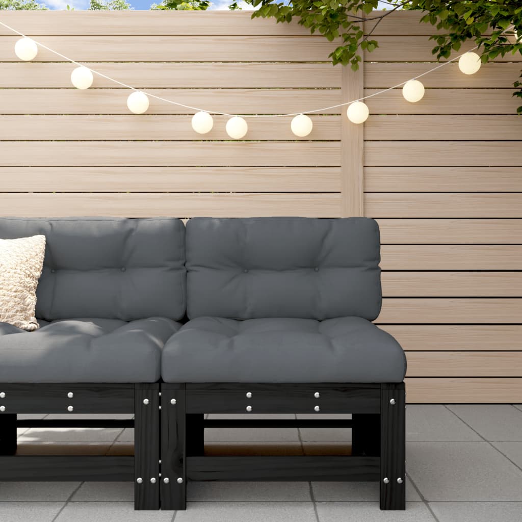 Garden S With Cushions 2 Pcs Solid Wood Douglas