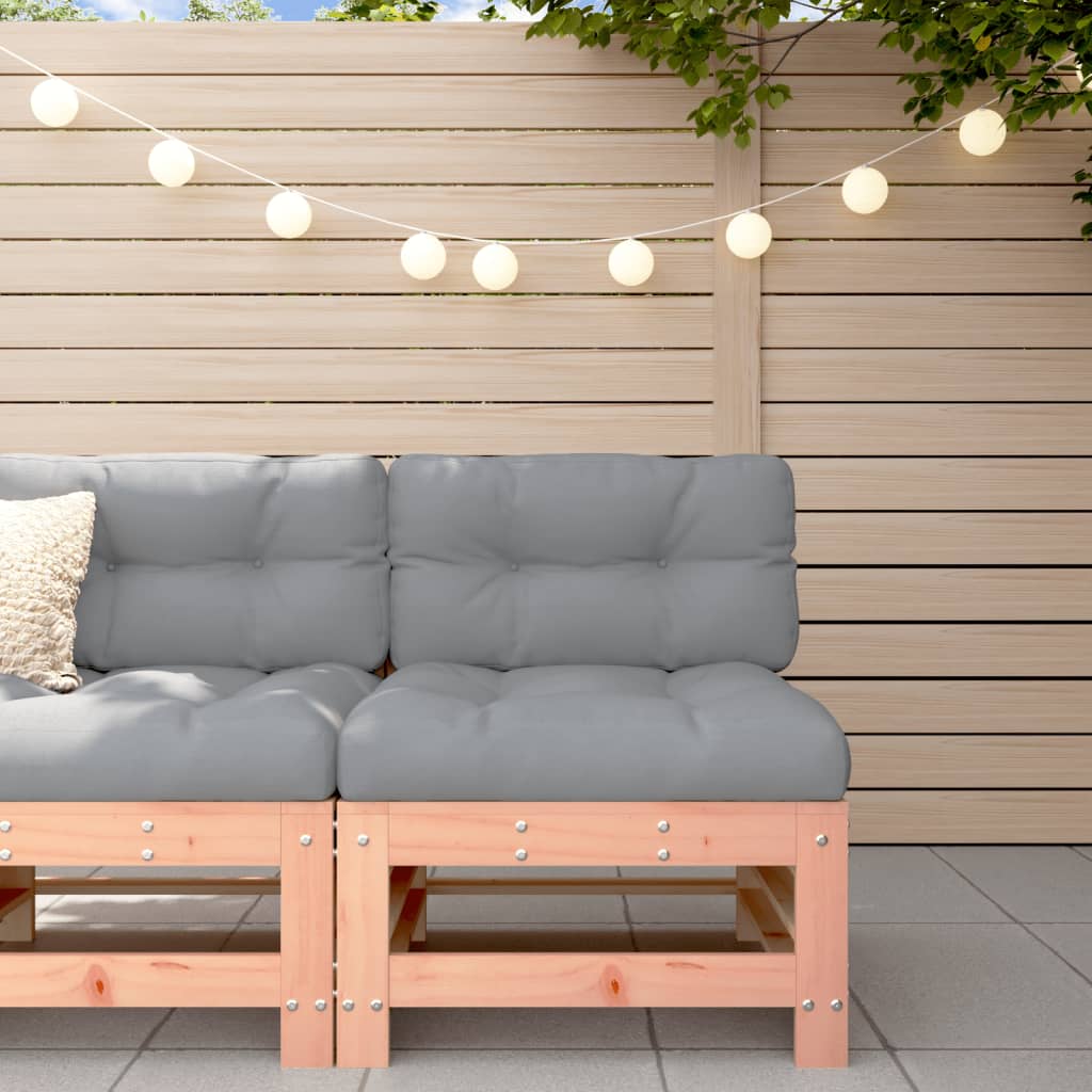 Garden S With Cushions 2 Pcs Solid Wood Douglas