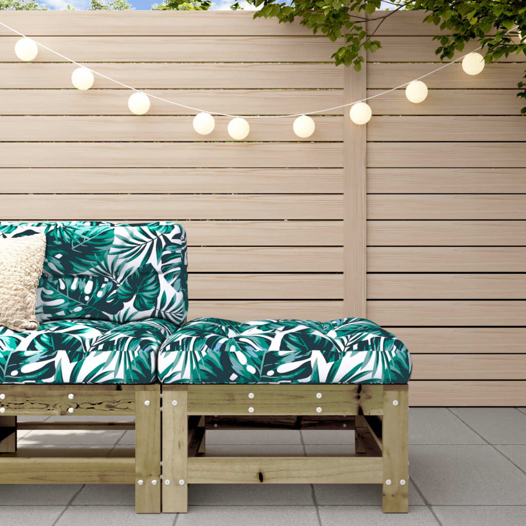 Garden S With Cushions 2 Pcs Solid Wood Douglas