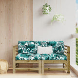 Garden S With Cushions 2 Pcs Solid Wood Douglas