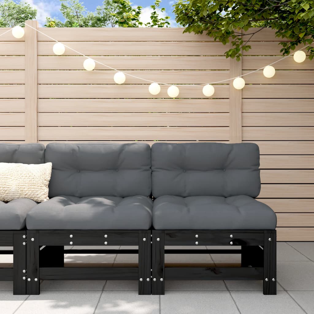 Garden S With Cushions 2 Pcs Solid Wood Douglas