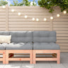 Garden S With Cushions 2 Pcs Solid Wood Douglas