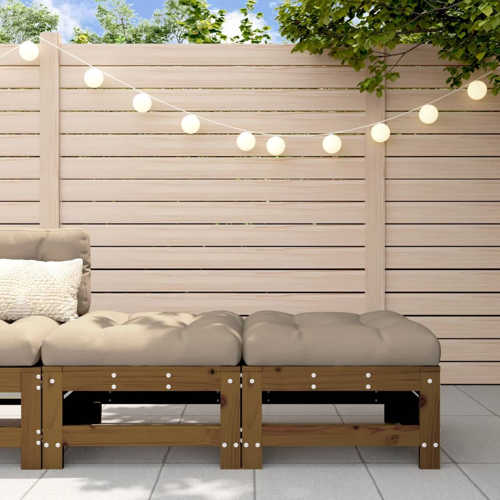 Garden S With Cushions 2 Pcs Solid Wood Douglas