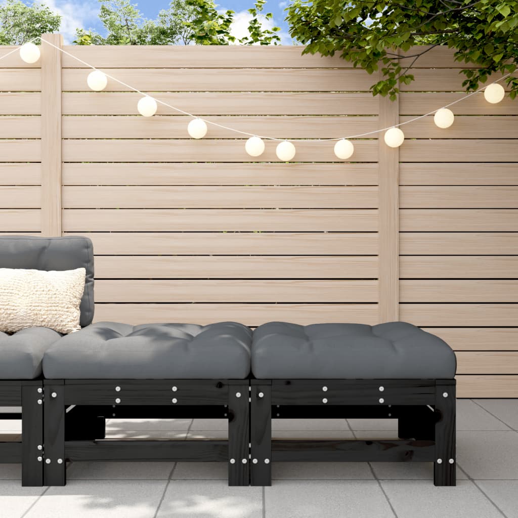 Garden S With Cushions 2 Pcs Solid Wood Douglas