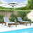 Sun Loungers 2 Pcs With Table Grey Solid Wood Pine