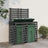 Double Wheelie Bin Storage Solid Wood Pine
