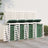 Quadruple Wheelie Bin Storage Solid Wood Pine
