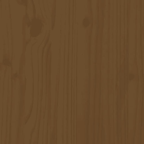 3 Piece Garden Bistro Set Honey Brown Solid Wood Pine