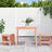 3 Piece Garden Bistro Set Honey Brown Solid Wood Pine