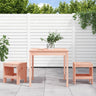 3 Piece Garden Bistro Set Honey Brown Solid Wood Pine