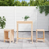 3 Piece Garden Bar Set Solid Wood Pine