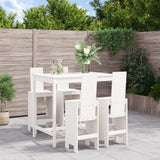 5 Piece Garden Bar Set Honey Brown Solid Wood Pine