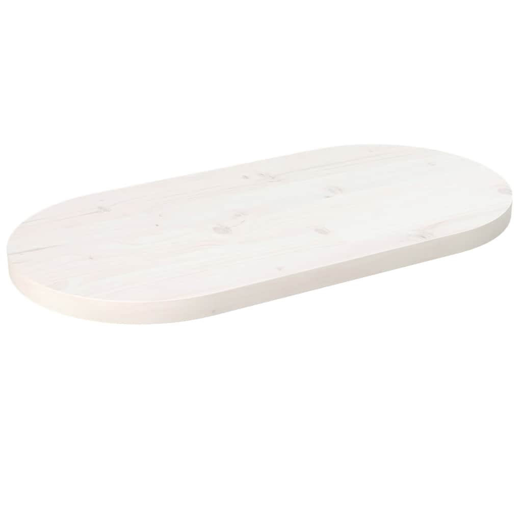Table Top Solid Wood Pine Oval