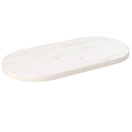 Table Top Solid Wood Pine Oval