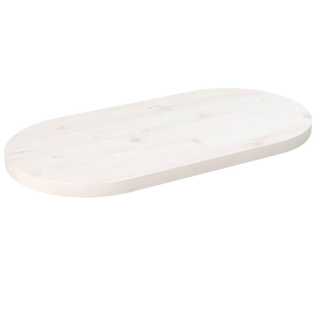 Table Top Solid Wood Pine Oval