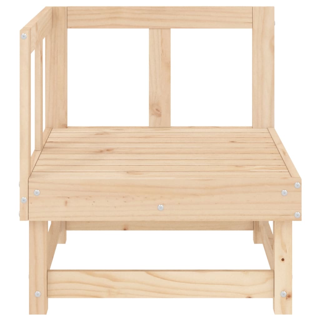 Garden Corner Sofa Solid Wood Pine