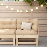Garden Corner Sofa Solid Wood Pine