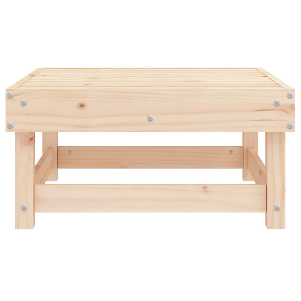Garden Footstool Solid Wood Pine