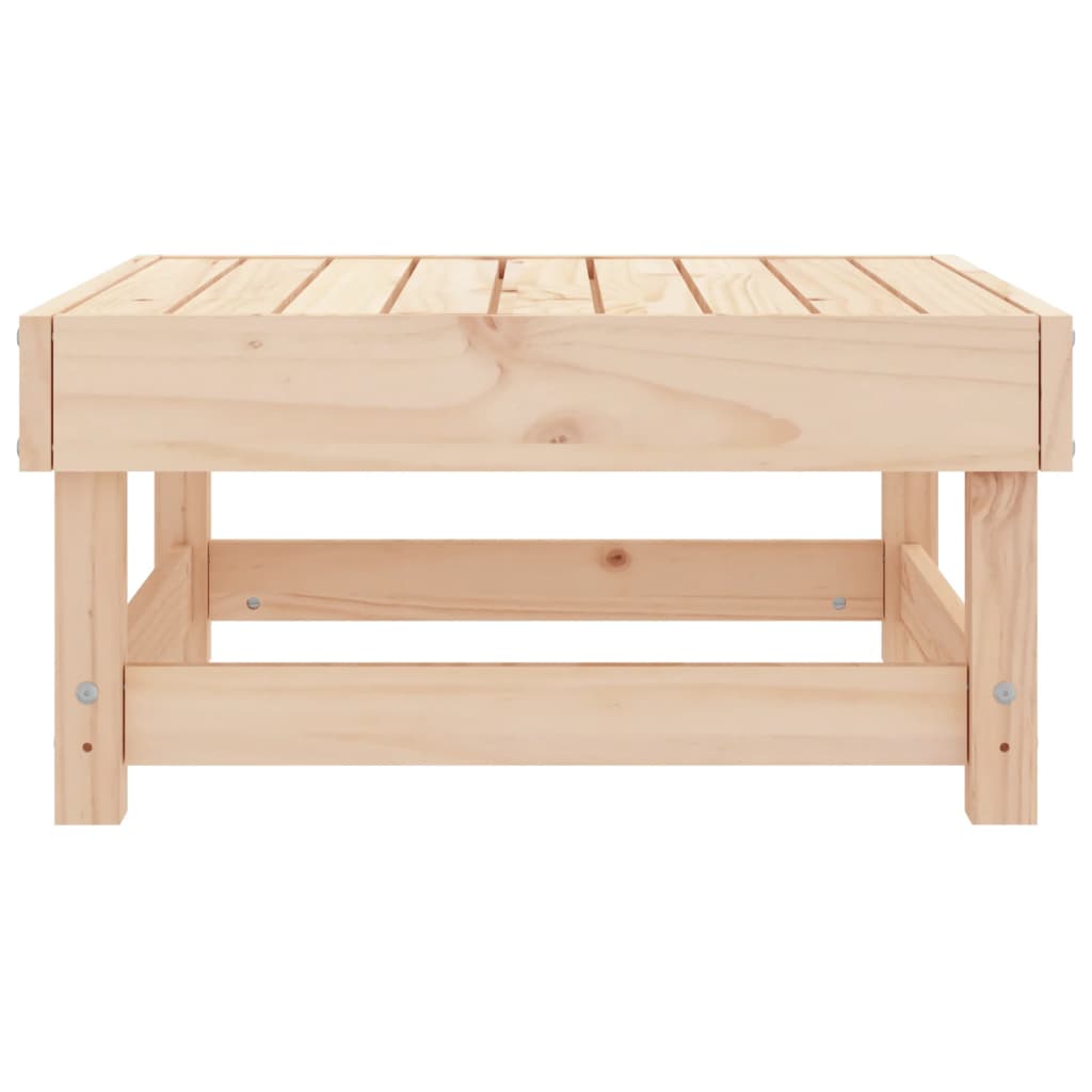 Garden Footstool Solid Wood Pine