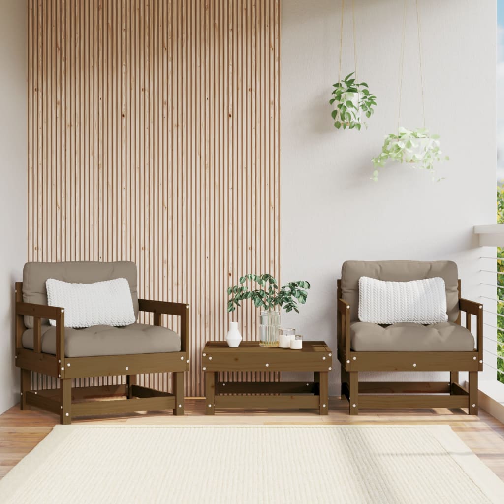 Garden Grey Solid Wood Pine