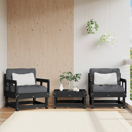 Garden Grey Solid Wood Pine