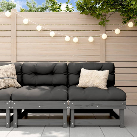 Garden Grey Solid Wood Pine